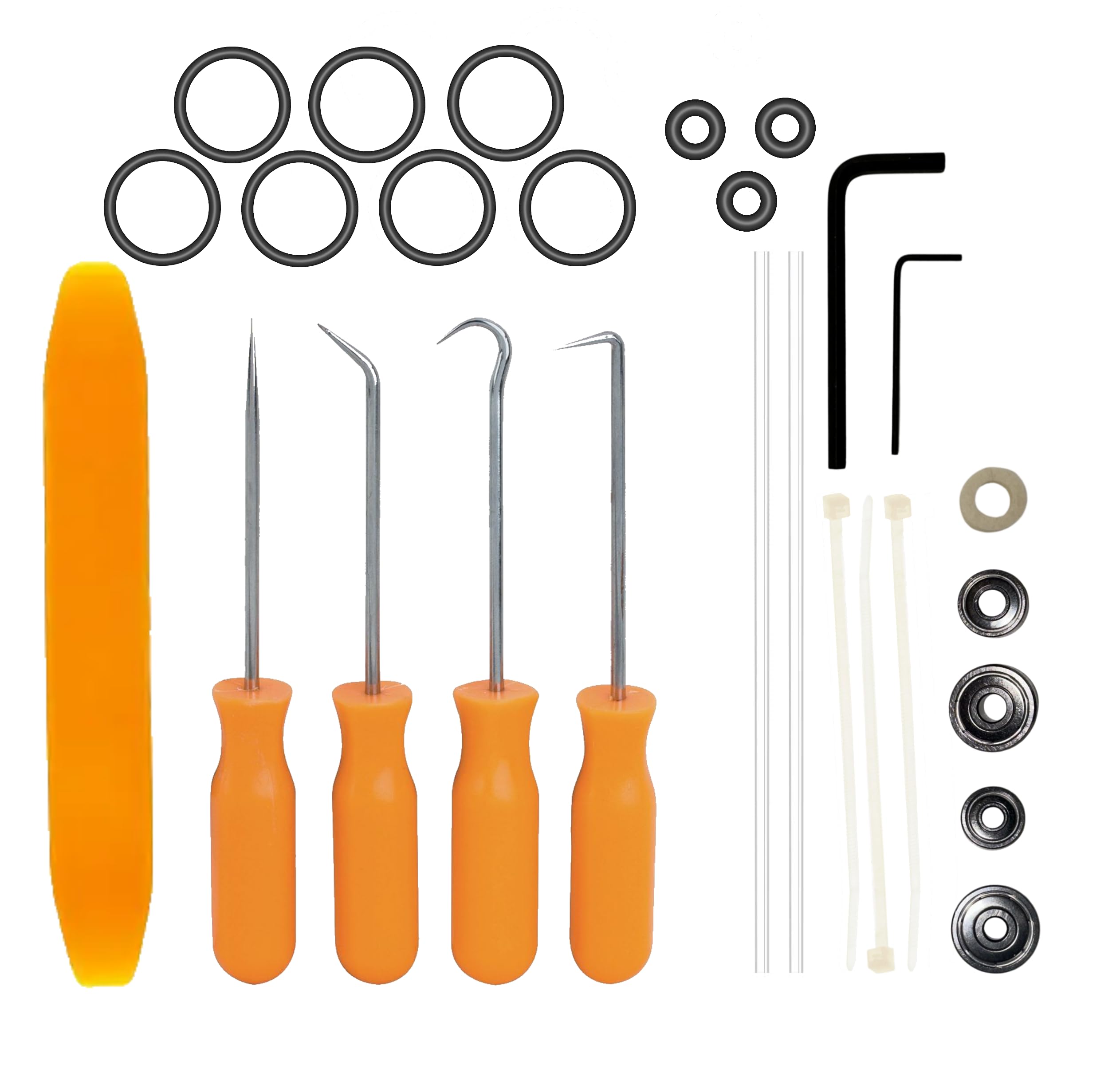 O-Ring Repair Kit for Snoo Smart Sleeper Bassinet (O-Rings, Full Tool Set & Motor Bearings)